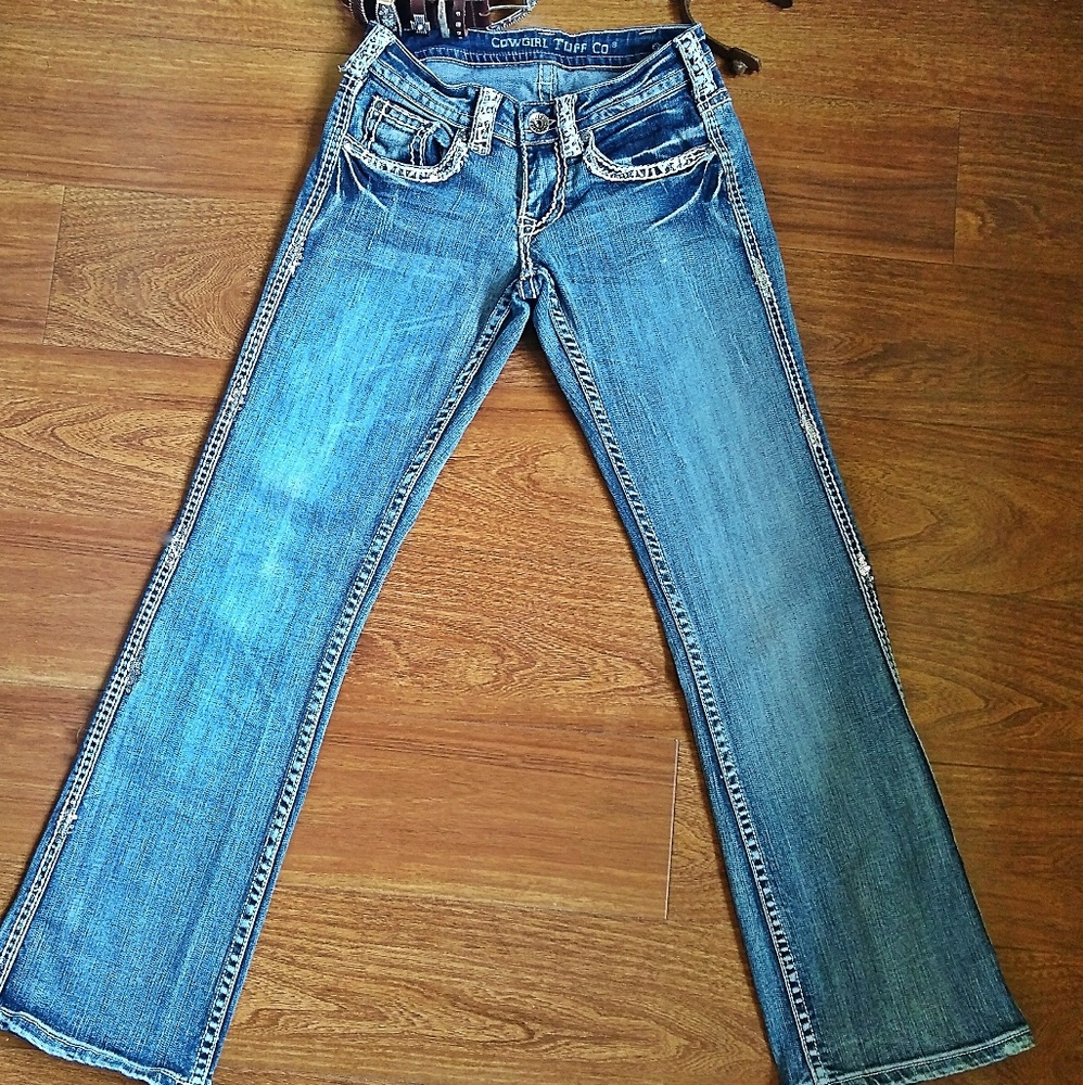 Cowgirl Tuff XOXO Boot Cut Jeans - Picture 2 of 8